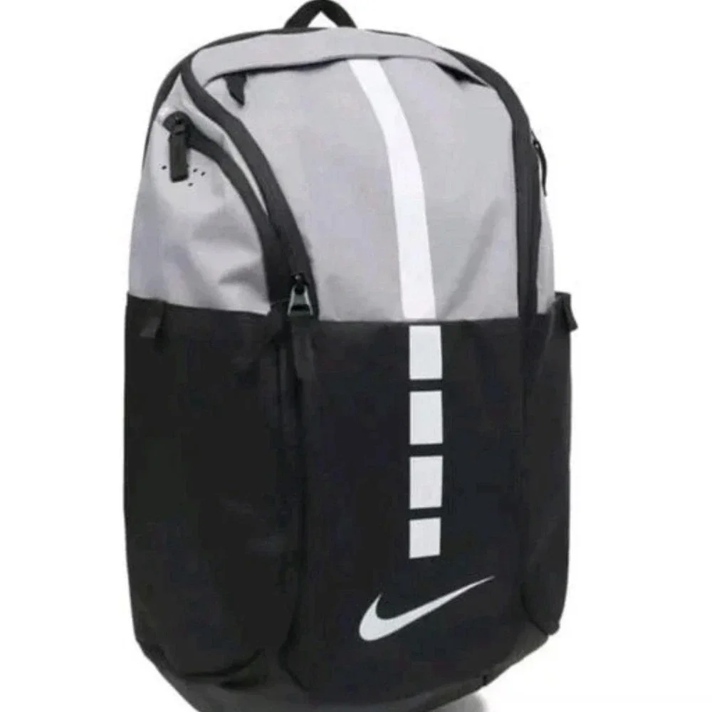 Nike Hoops Elite Pro Basketball Backpack Black Silver Grey New BA5554-012